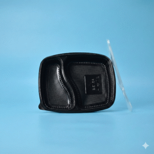 2 CP MEAL TRAY WITH TRANSPARENT LID